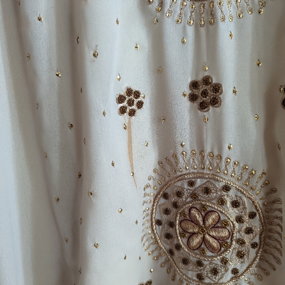 Cream and gold tunic dress - Picture 5 of 8